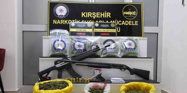 Kırşehir’de uyuşturucu tacirlerine büyük darbe