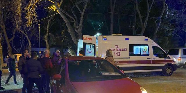 Sinop’ta otomobille çarpışan motokurye yaralandı