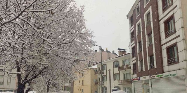 Tunceli’de özlenen kar yağışı başladı