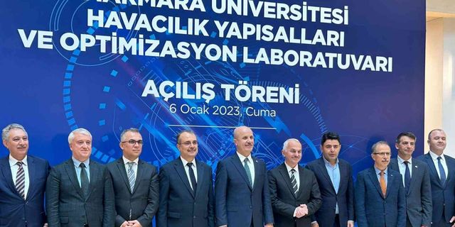 Marmara Üniversitesi Havacılık Yapısalları ve Optimizasyon Laboratuvarı açıldı