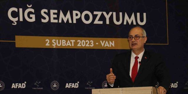 AFAD Müdürü Körpeş: “2022 yılında Van’da 73 tane çığ meydana geldi”