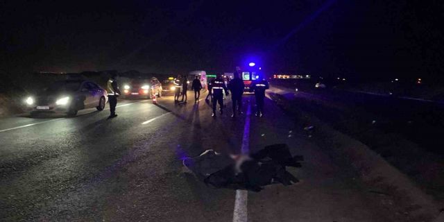 Aracın çarpmasıyla 25 metre sürüklenen yabancı uyruklu yaya hayatını kaybetti