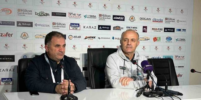 Erzurumspor - Tuzlaspor maçının ardından