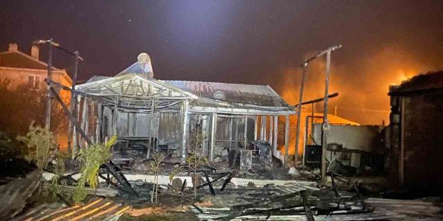 Kırklareli’nde yangın: 1 kişi yaralandı