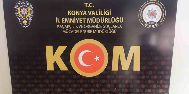 Konya’da kaçakçılara operasyon: 2 gözaltı