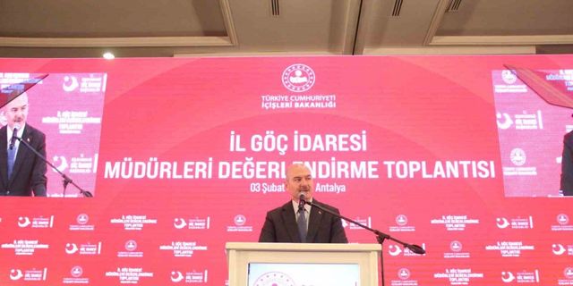 Soylu: "Türkiye’de 3 milyon 506 bin 784 Suriyeli var"