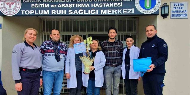 Altınordu’da sağlık çalışanlarının bayramı kutlandı