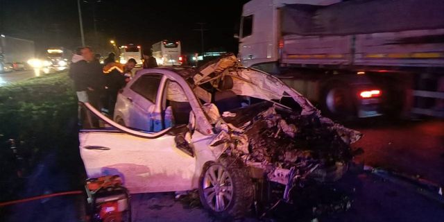 Bandırma’da trafik kazası: 1 ölü, 2 yaralı