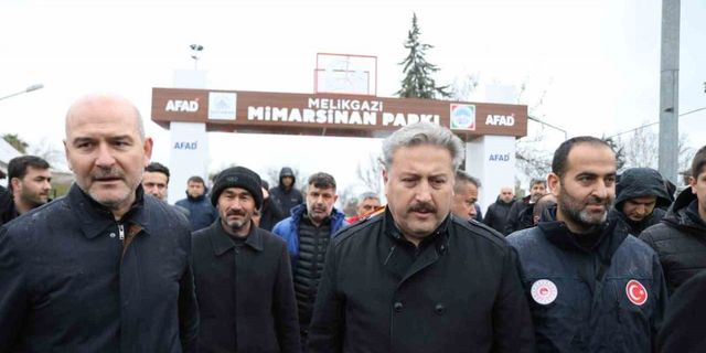 Başkan Palancıoğlu, Bakan Soylu ile Çarşıda İnceleme Yaptı