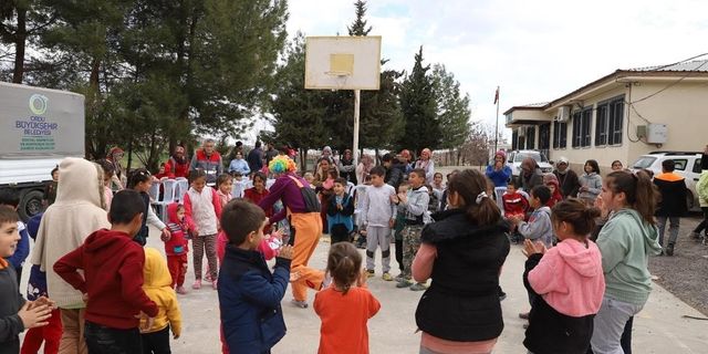 Ordu Büyükşehir Belediyesi, depremzede çocukları unutmuyor