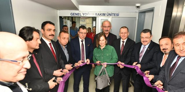 Trabzon bürokrasisi yoğun bakım ünitesi açılışında bir araya geldi