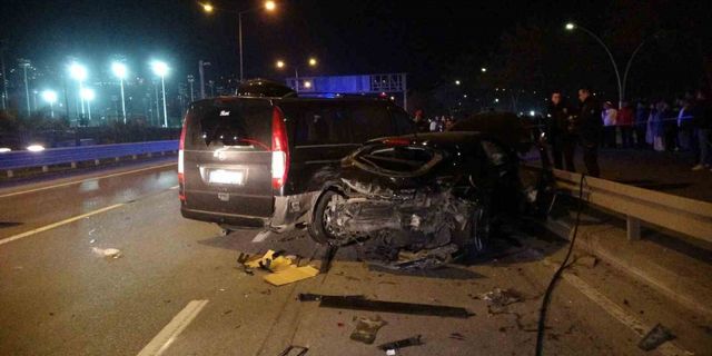 Trabzon’da zincirleme trafik kazası: 1 ölü, 5 yaralı
