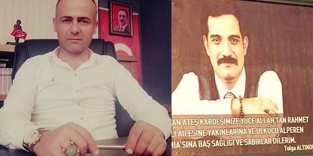 Sinan Ateş için taziye mesajı yayınladı görevinden alındı