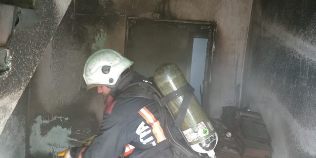 Malatya’da ev yangını maddi hasara neden oldu