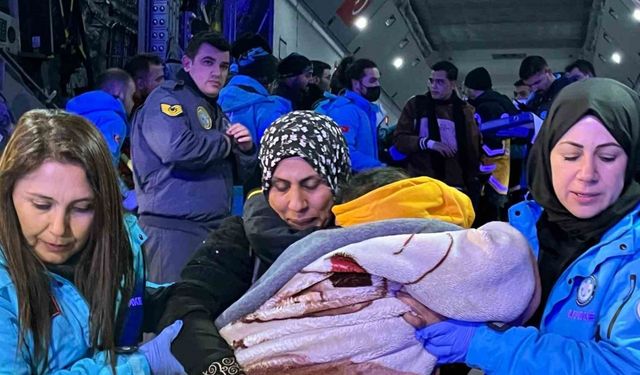 Gazze’den 85 hasta ve yaralı daha Türkiye’ye getirildi