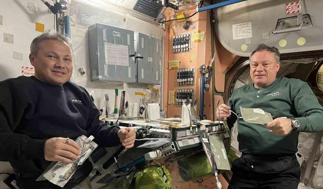 İlk Türk astronot Gezeravcı ISS’ten yeni bir fotoğraf paylaştı