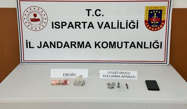 Isparta’da uyuşturucu operasyonu: 1 kişi tutuklandı