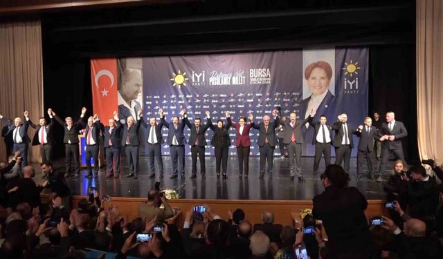 İYİ Parti Bursa Büyükşehir Belediye Başkanı Adayı Milletvekili Türkoğlu oldu