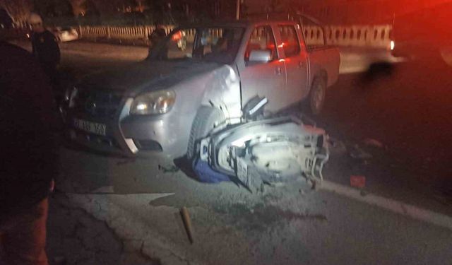 Mardin’de otomobil ile motosiklet çarpıştı: 1 ağır yaralı
