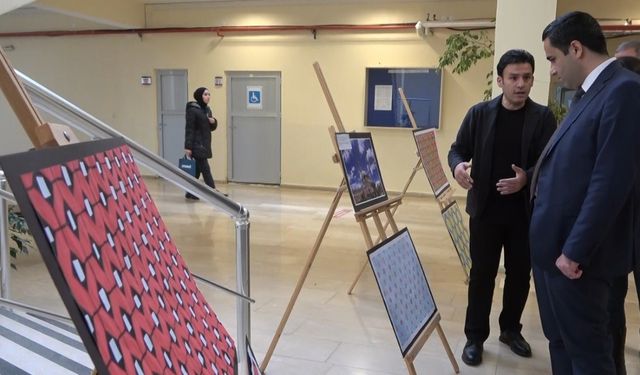 Muş’ta "İslami Geometrik Süslemeler" sergisi açıldı