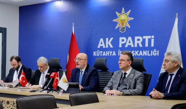 Kütahya AK Parti İl Başkanlığı 6 Şubat depremindeki faaliyetleri hakkında bilgi verdi