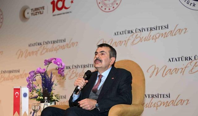 Milli Eğitim Bakanı Tekin, Erzurum’da ‘Maarif Buluşmaları’na katıldı