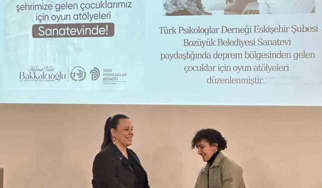 Türk Psikologlar Derneği’nden Bozüyük Belediyesi’ne teşekkür plaketi