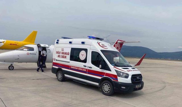 2 günlük bebek Hava Ambulans Uçak ile İstanbul’a sevk edildi
