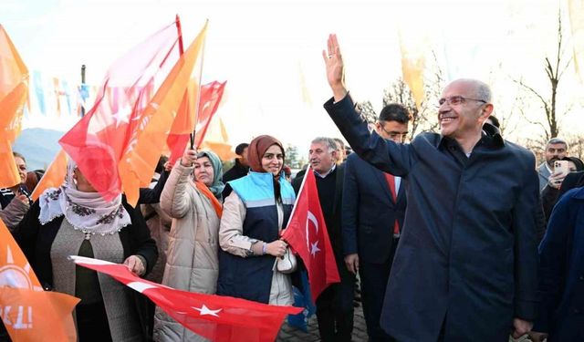 AK Parti Malatya Büyükşehir Adayı Sami Er’e Sürgü’de coşkulu karşılama