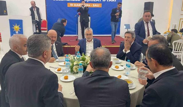 Bakan Işıkhan, Adıyaman’da AK Parti teşkilatıyla iftar yemeğinde bir araya geldi