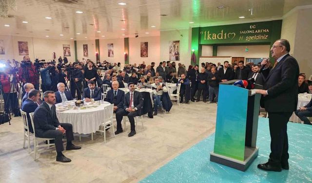 Bakan Özhaseki, Karabük Belediye Başkan Adayı Çetinkaya’nın projelerine destek sözü verdi