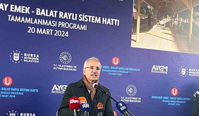 Bakan Uraloğlu: "Bursa’ya 202 milyar liralık yatırım yaptık"