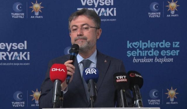 Bakan Yumaklı: "AK Parti gelecek nesiller için çalışmıştır”