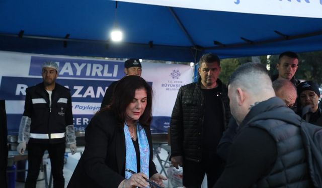 Başkan Çerçioğlu, iftarda vatandaşlarla buluştu