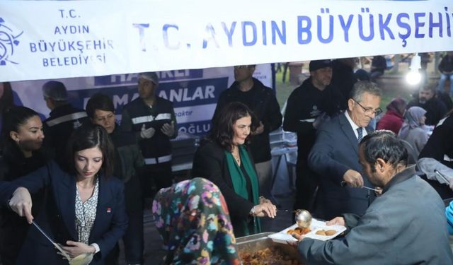 Başkan Çerçioğlu Nazilli’de iftarda vatandaşlarla buluştu