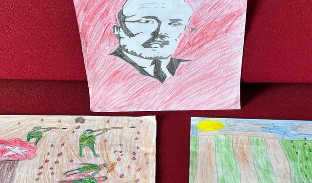 Çıldır İlkokulunda İstiklal Marşını Güzel Okuma ve Resim Yarışması