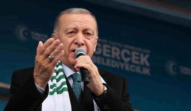 Cumhurbaşkanı Erdoğan: "CHP yine DEM ile gizli saklı bir iş birliği halinde"