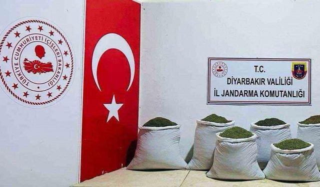 Diyarbakır’da 129 kilo toz esrar ele geçirildi