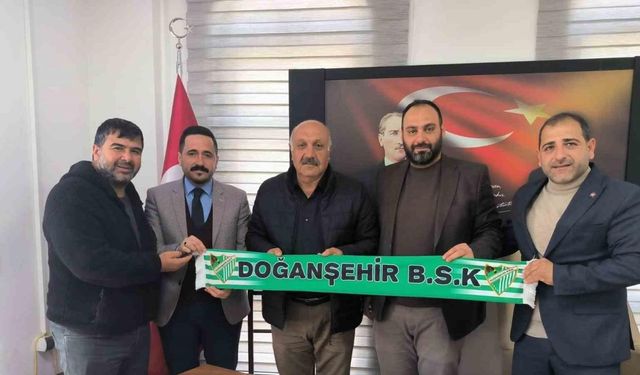 Doğanşehir Spor Kulübü’nden Başkan Zelyurt’a ziyaret