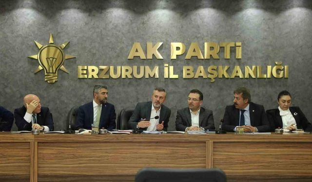 Erzurum AK Parti’de seçim zirvesi