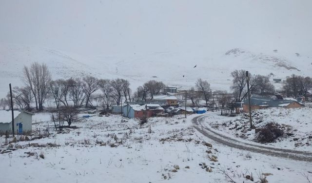Erzurum’a kış geri geldi