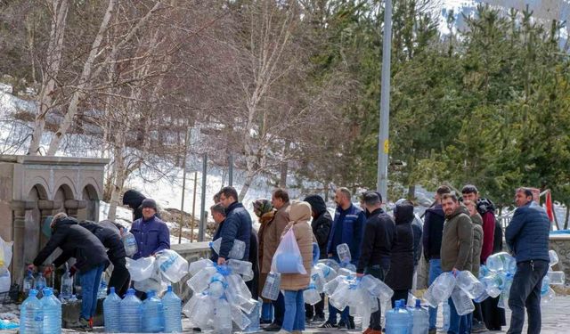 Erzurum’da iftar sofralarının vazgeçilemez kaynak suyu: Paşapınar