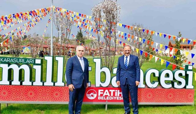 Fatih Belediye Başkanı Turan: “Sur diplerindeki 70 bin metrekarelik bir alanı, Yeşil alan olarak Fatih’imize kazandırdık”