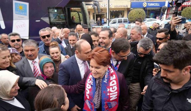 İYİ Parti Genel Başkanı Akşener: "Siyasi gerilimlere gerek yok"