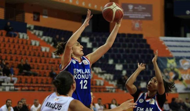 Kadınlar Basketbol Süper Ligi: ÇBK Mersin: 93  - Emlak Konut: 80
