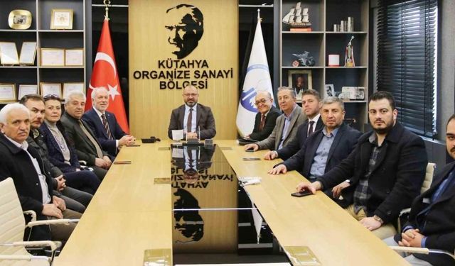 Kamil Saraçoğlu, Kütahya OSB yönetimini ziyaret etti