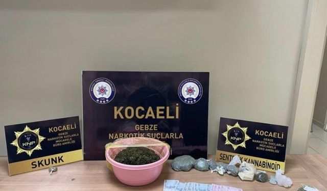 Kocaeli’de uyuşturucu operasyonu: 4 tutuklama