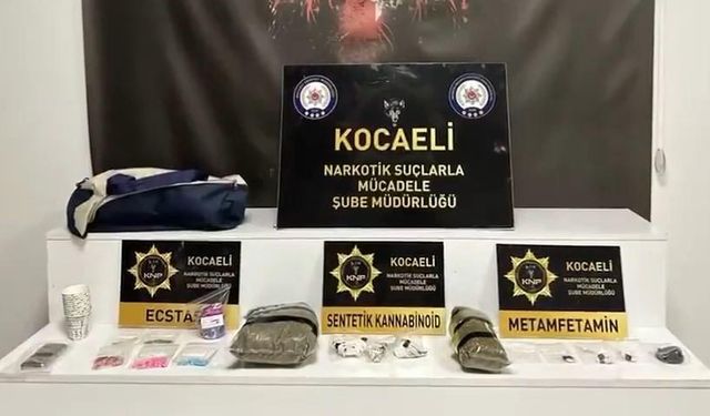Kocaeli’nin 3 ilçesinde uyuşturucu operasyonu: 4 tutuklama