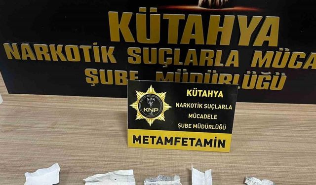 Kütahya’da uyuşturucu ticareti şüphelisi 1 kişi tutuklandı