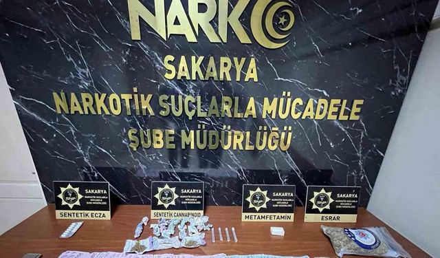 Sakarya’da uyuşturucu operasyonu: 15 gözaltı